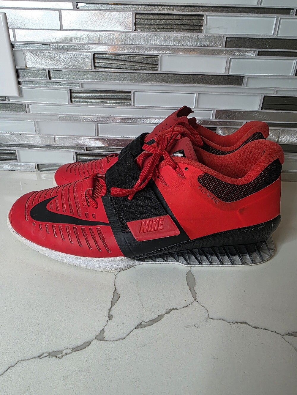 Nike Romaleos 3 Squat Olympic Lifters Red Mens Size 11.5